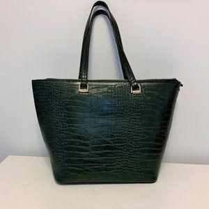 H&M Textured Shoulder Bag GREEN